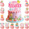 Muttertags Cake Topper, 25 Pcs Tortendeko Set - Muttertag Cupcake Topper & Happy Mothers Day Cake Topper für Partydekorationen zum Muttertag