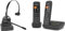 Cleyver - 2 Téléphone C575A sans Fil avec Répondeur Intégré + Casque sans Fil ODHW10, Haut-Parleur Intégré, Technologie DECT, Noir