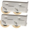 Outanaya 2Pcs Sliding Patio Door Rollers Replacement Wheels for Sliding Glass Install Durable Fit for Various Door Types