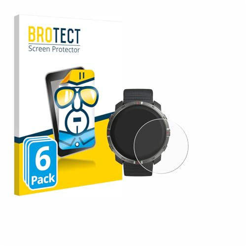 BROTECT Schutzfolie für Polar Grit X2 | 6 Stück Transparenter Displayschutz Made in Germany Klare Displayschutz-Folie Clear Einfache Montage Case-Friendly