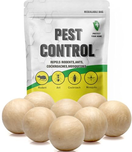 GIWENW Piège antiparasitaire ultrasonique pour intérieur et extérieur, piège idéal pour Les Souris, araignées, cafards et Fourmis, sans Danger pour Les Enfants et Les Animaux domestiques - 8P