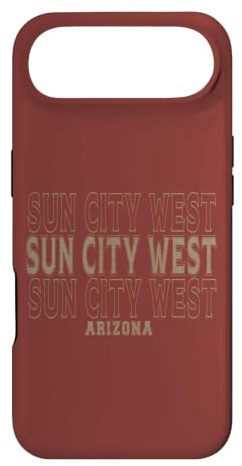 Hülle für iPhone Air Vintage Sun City West-Arizona