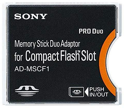 Sony AD-MSCF1 Memory Stick Duo-Adapter für Compact Flash-Slot