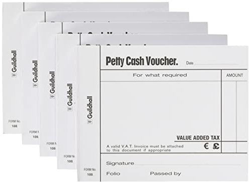 Guildhall GH103W Petty Cash Pad - White