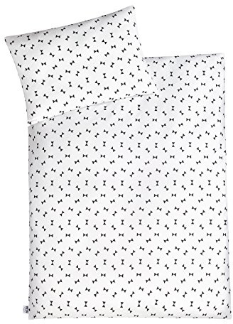 Jersey Bettwäsche Schleifchen, Gr. 100x135 + 40x60 cm