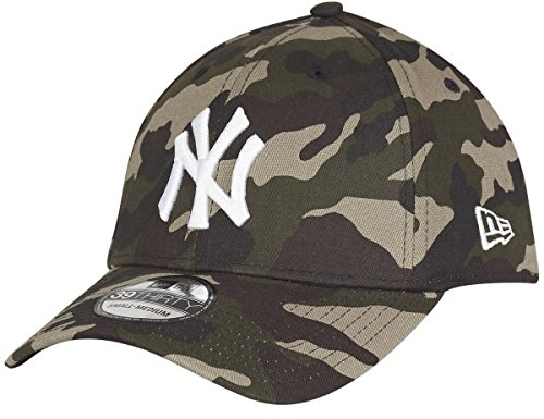 New Era Herren Caps / Flexfitted Cap MLB League Essential NY Yankees 39Thirty, Camouflage, Large / X-Large