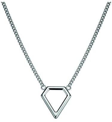 LIEBESKIND BERLIN Damen-Kette mit Anhänger Edelstahl mattiert 46 cm - LJ-0001-N-45