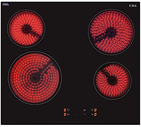 CDA HC6621FR Built-In Hob Ceramic Electric Burners