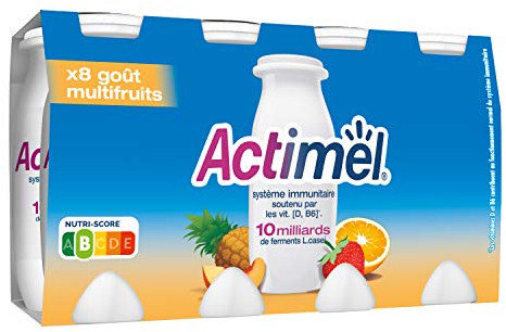 Actimel yaourt à boire multifruits 8x100g