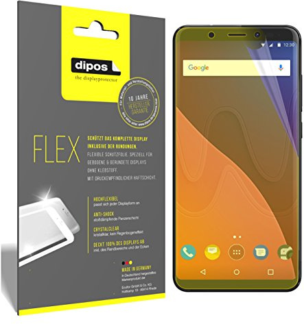dipos FLEX 3x Displayschutzfolie klar für Wiko View