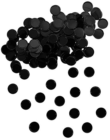 Oblique Unique® Konfetti Schwarz rund Tisch Konfetti mit Spiegeleffekt für Halloween Geburtstag Feier Jubiläum Streu Deko über 300 STK.
