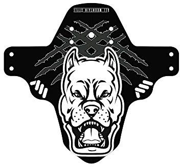 All Mountain Style AMSMG1WHPI Parafango anteriore, Unisex-Adult, Bianco/Pitbull, No