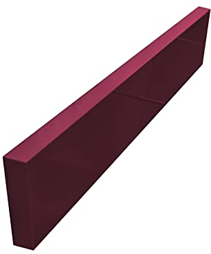 KLEMP Panneaux Plinthe - Façade Plinthe avant pour lave-vaisselle 19mm - 444x95mm - Damson haute brillance HG-321 Panneau frontal du lave-vaisselle entièrement intégré