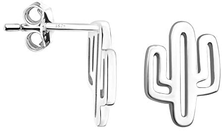 SOFIA MILANI - Damen Ohrringe 925 Silber - Kaktus Ohrstecker - 21024