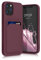kwmobile Case Compatible with Apple iPhone 12 / iPhone 12 Pro Case - TPU Phone Cover with Credit Card Holder - Tawny Red