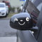 Autosticker für Seitenspiegel lustiges Wink-Gesicht - Easy Smile Deko-Aufkleber Auto Styling – Haftbar, langlebig & kinderleicht anzubringen (12x10.4cm, 2Stück)