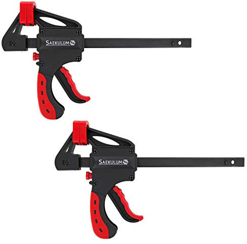 Einhandzwinge Einhandklemme Schraubzwinge 2 Stk. bis 150mm Schnellspannzwinge Klemmzwinge Schnellspanner Spannzwinge Zwingen