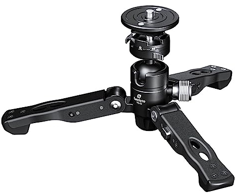LEOFOTO VD-03 Monopod Tilt Base/Stand/Ground Pod w Ball Head/Quick Release Combo
