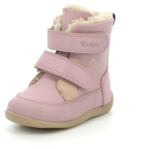 KICKERS Jungen Unisex Kinder BAMAKRATCH Stiefelette, Rose, 19 EU
