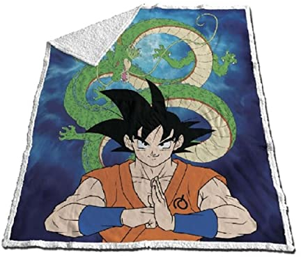 empireposter Dragonball - Sherpa Kuscheldecke Fleecedecke - Größe 120x150 cm