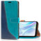 Mulbess für OnePlus 8 5G Hülle, Handyülle Leder mit Kartenfach, Klapphülle mit Magnetverschluss, Flip Case Etui Handytasche Schutzhülle, Stilvoll Mint Blau