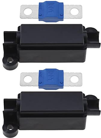 EMSea 2pcs Porte-fusibles Midi et 2pcs 100Amp Fusibles Midi pour Voitures Camions Véhicules de Construction Machines Agricoles Bus Caravanes
