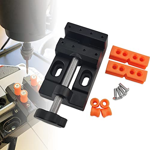 TUZHE Mini Schraubstock Klein, 54mm Mini Tisch Schraubstock Klemmbar für Uhrenreparatur Bildhauerei Handwerk Schmuck DIY Carving Tool