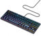 DURGOD Taurus K320 RGB TKL Mechanical Keyboard | 88 Keys Tenkeyless | USB C Wired | Doubleshot PBT Keycaps | Windows & Mac | ISO UK Layout (Nebula RGB, Cherry Silent Red)