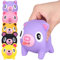 SAFIGLE 5-teiliges Schweinespielzeug schreiendes Ziegen-Schreibtischspielzeug Schweinespielzeug, Schreibtischspielzeug matschiges Schwein Peppa-Schwein-Spielzeug schreiende Ziege Minions-Furzpistole