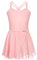 FONLAM Ballettkleid Ballettkleidung Turnanzug Mädchen Baumwolle Tanzkleid Ballett Trikot Ballettrock Gymnastikanzug (10-11 Jahre, Rosa)
