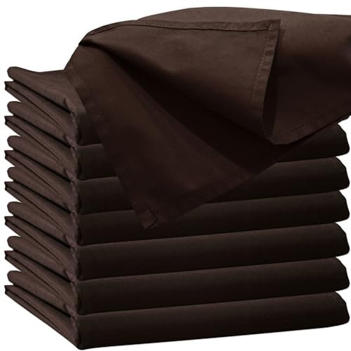 Glatte Bettlaken ohne Gummizug Bettlaken 200 x 220 cm Braun Uni Baumwolle Einfache Klassische Hotel Bettücher ohne Spanngummi Laken Leintuch Haushaltstuch Doppelbett Singles Einzelbett