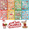 BETESSIN Aufkleber Weihnachten - 16 Bögen Weihnachtssticker mit 220+ Weihnachtsmotive - Weihnachtsaufkleber zum Gestalten von Weihnachtskarten, Adventskalender, Scrapbook, Fotoalben usw.