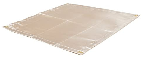 Levemolo Feuerfeste Matte Aus Fiberglas Für Außenbereich Campingmatte Für Grillrost Kamin Terrasse Feuerschutzmatte