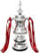 FA Cup Trophy Collection England Football Championship Trophy Resin Souvenir Display Ornament - Perfect for Premier League Trophy, Champions League Trophy, Football Trophy Fans