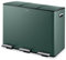 Tower ​​T838021FOR Recycling Pedal Bin, Three 15L Compartments with Removable Inner Buckets, Carbon Steel Body, 45L, Forest Green​