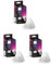 Philips Hue White Ambiance & Color MR16 LED Lampe 3er Pack, dimmbare LED Lampe für das Hue Lichtsystem mit 16 Mio. Farben, smarte Lichtsteuerung über Sprache und App