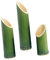 MAGICLULU 3Stücke Minimalistische Bambusblumenvase Kleine Tischvase aus Bambusrohr für Trockenblumen und Pflanzen Dekorative Vasen für Büro und Zuhause Höhe
