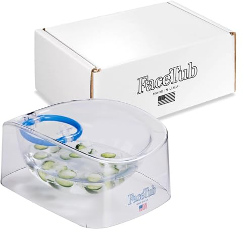 The FaceTub Facial Cold Plunge, Face Tub with Breathing Tubes, Made in USA