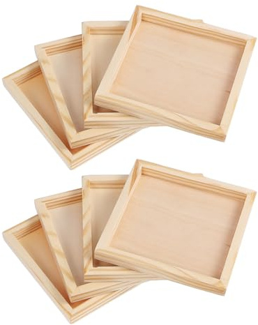 MUSISALY 3D Puzzle Organizer Holztablett Quadratisch 30X30cm Leicht Tragbar für Puzzlesortierung und Spielzimmer