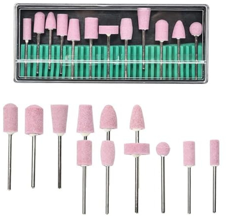 Nagelbohrer Set, schnelles Entfernen von Nagelhaut, Acryl oder Hartgel, Polier Bits für Maniküre, Kunst, maschinelles Gel Lack Entferner Bit
