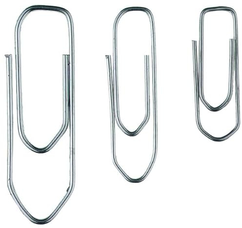 Briefklammern, PG=100ST, 21mm lang, Form spitz