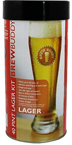 Brew Buddy Lager 40 Pint 1.8kg Home Brew Kit