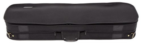 GEWA Case Cover for Jaeger Prestige Line Leather Violin Case Tex Black with Carbon Look Made in Germany