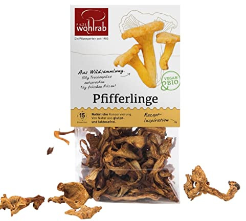Pfifferlinge getrocknet BIO Größe 20 g