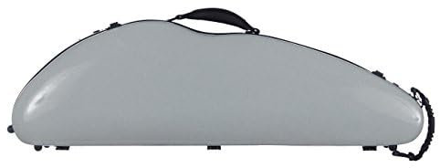 Violin Case Fiberglass 4/4 Safe Flight silver M-case + Music Bag