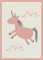 LIVONE Kinderteppich Happy Rugs Einhorn rosa/Creme 160x230 cm
