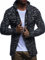 Leif Nelson Strickjacke Herren mit Kapuze & Reißverschluss (Schwarz, Größe XL) - Strick Sweatjacke Männer Cardigan für Winter Baumwolle