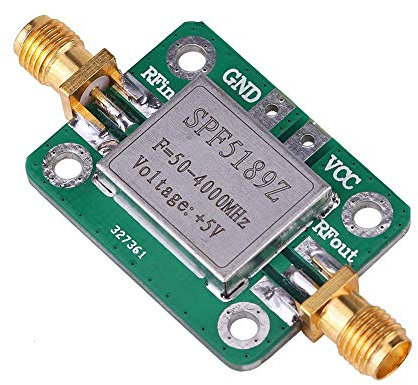 50-4000MHz RF Low Noise Amplifier SPF5189 0.6dB Wide Band Amplifier Receiver for FM HF VHF/UHF Ham Radio