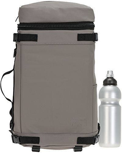 NEW REBELS Rucksack Truck Reiserucksack Kurierrucksack Planenmaterial 51.1132 + Flasche (Beige 39)