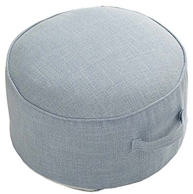 Yoga Meditation Tatami Boden Kissen Sitzkissen Zafu Fuß Hocker, Hellblau